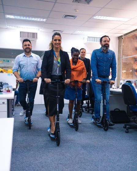 Orbitall adota uso de patinetes em suas unidades