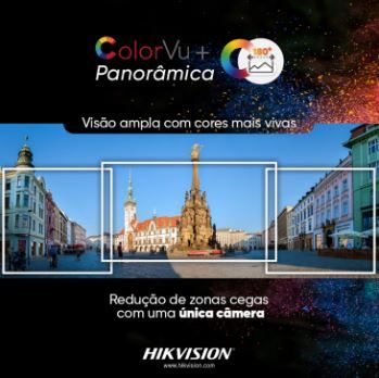 Hikvision apresenta câmeras panorâmicas com ColorVu para amplo campo de visão em cores vivas