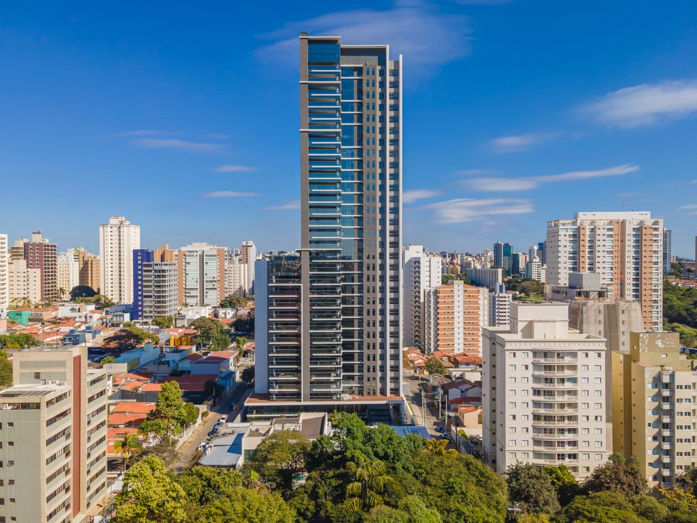 Skyline de Campinas se renova com entrega do prédio de alto padrão mais alto da cidade