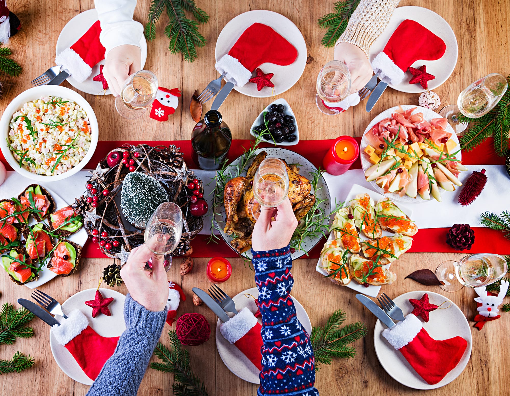 Como equilibrar sabor e saúde nas festas de fim de ano